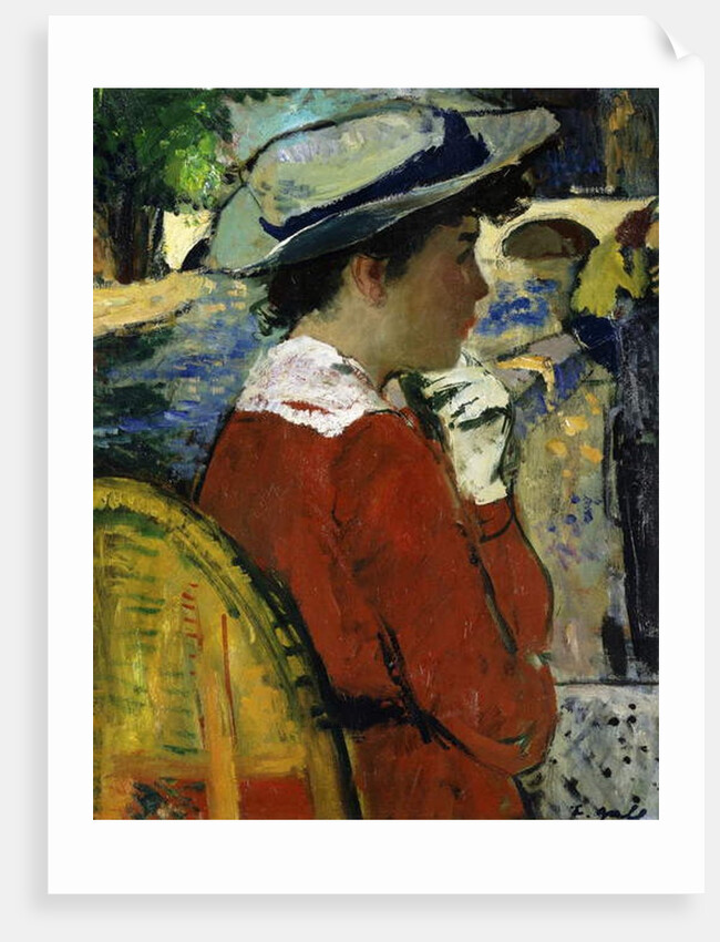 Eugenie on the cost of the Seine; Eugenie sur les frais de la Seine, c.1946-47 by Francois Gall