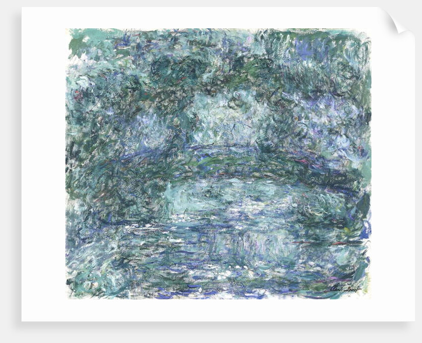 The Japanese Bridge; Le Pont Japonais, c.1918-1924 by Claude Monet