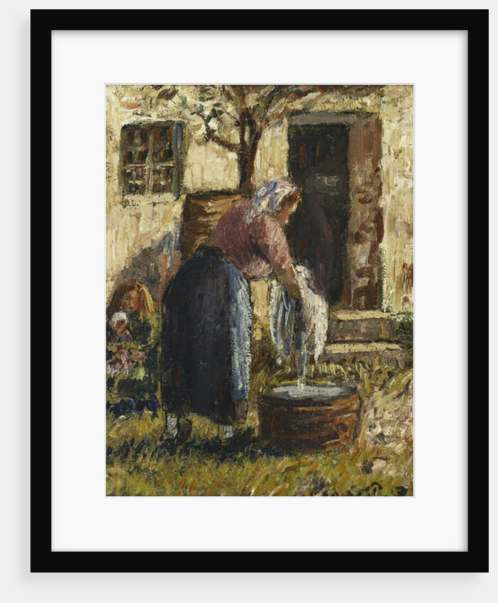 The Washerwoman; La Laveuse, c.1898 by Camille Pissarro