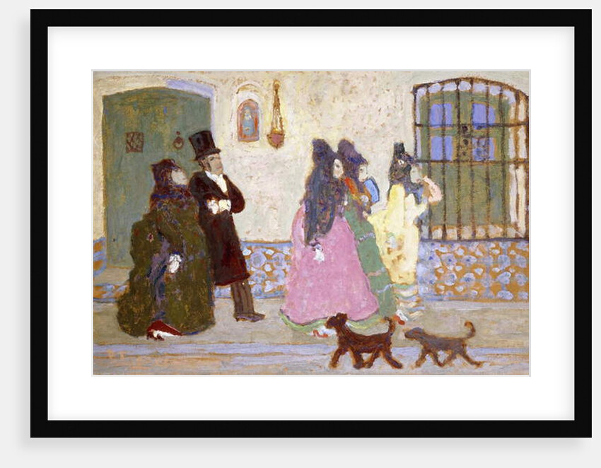 Going for a Stroll; De Paseo by Pedro Figari