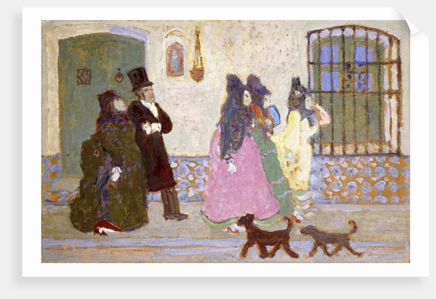 Going for a Stroll; De Paseo by Pedro Figari