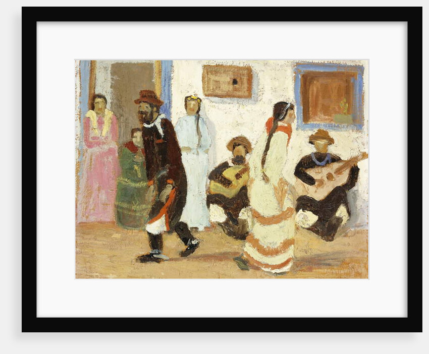 Creole Dancing; Baile Criollo by Pedro Figari