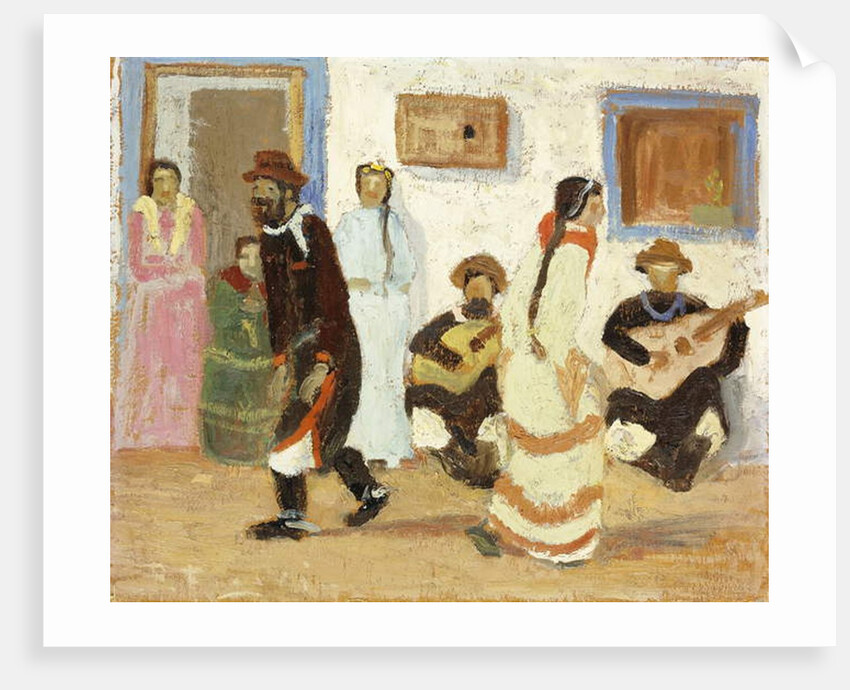 Creole Dancing; Baile Criollo by Pedro Figari