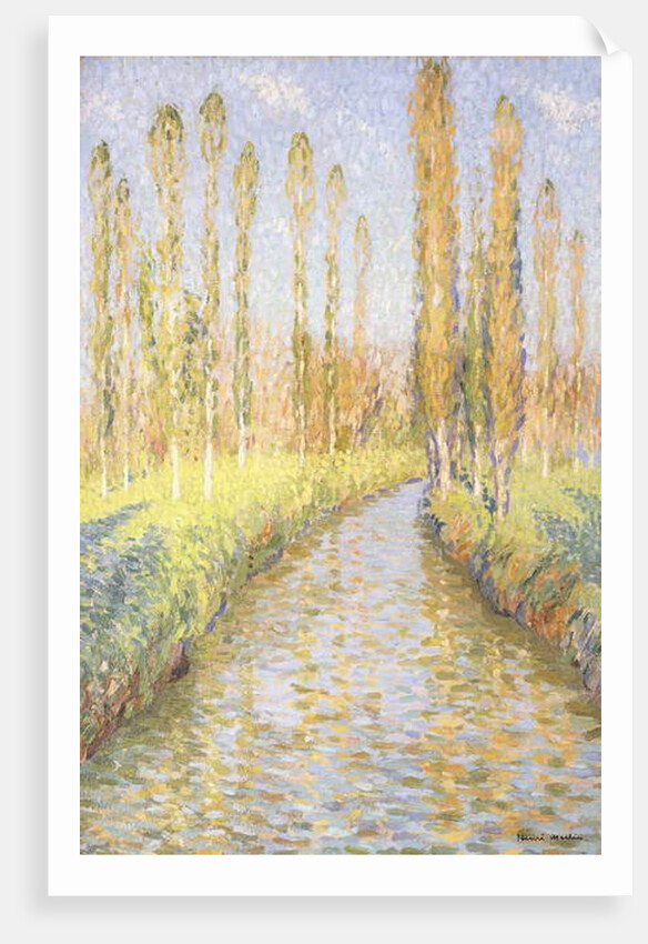 The Bastide du Vert in Autumn; La Bastide du Vert en Automne by Henri Jean Guillaume Martin