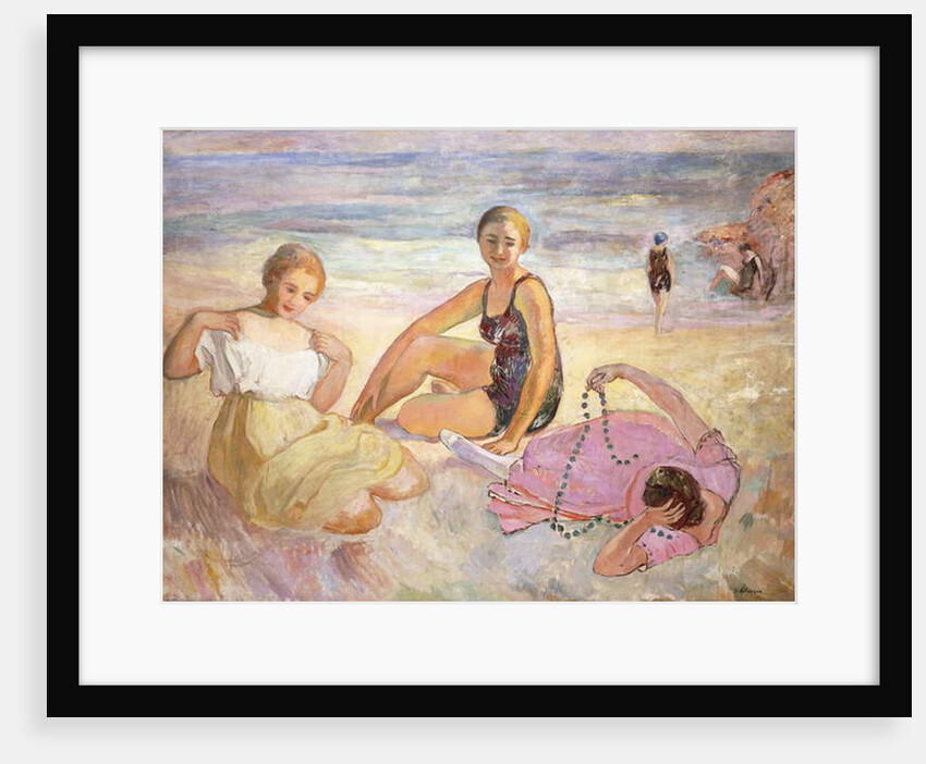Three Women on the Beach; Trois Femmes a la Plage by Henri Lebasque