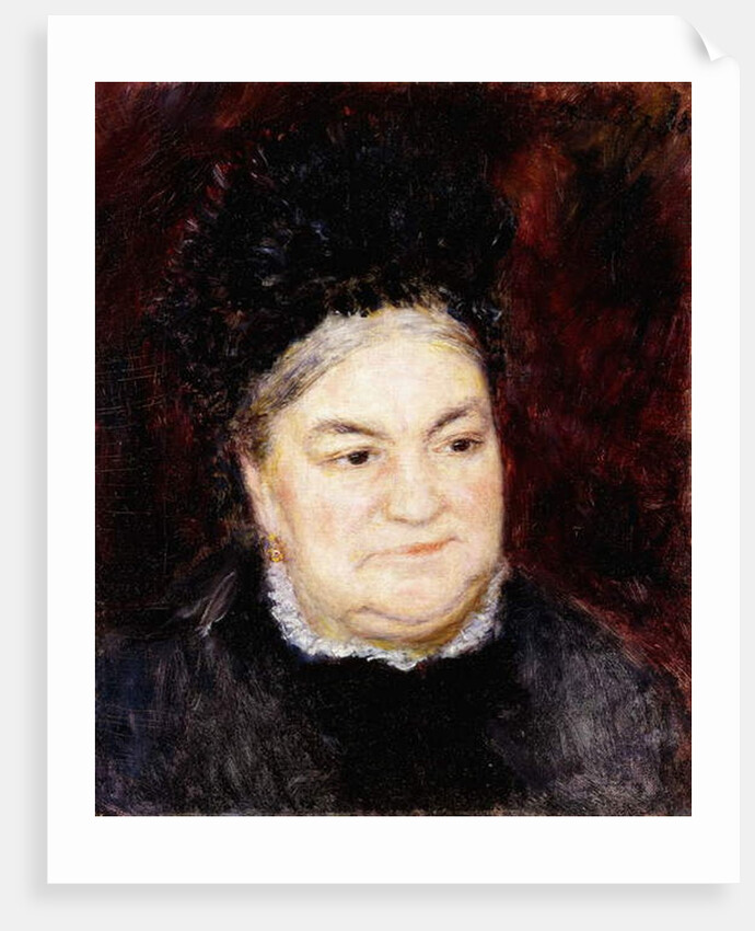 Portrait of Old Woman; Portrait de Vieille Femme, 1878 by Pierre Auguste Renoir