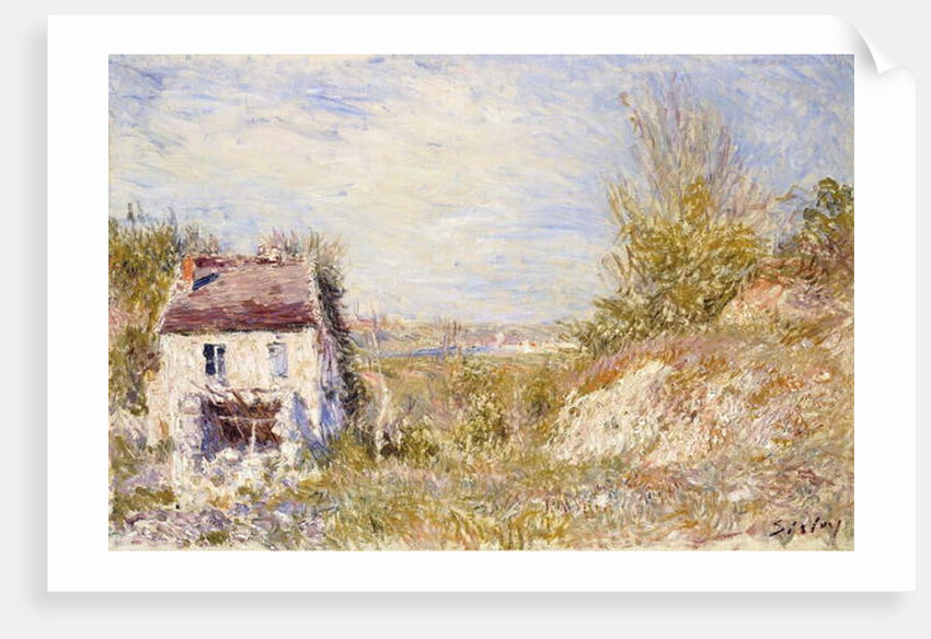The Abandoned House by Alfred Sisley