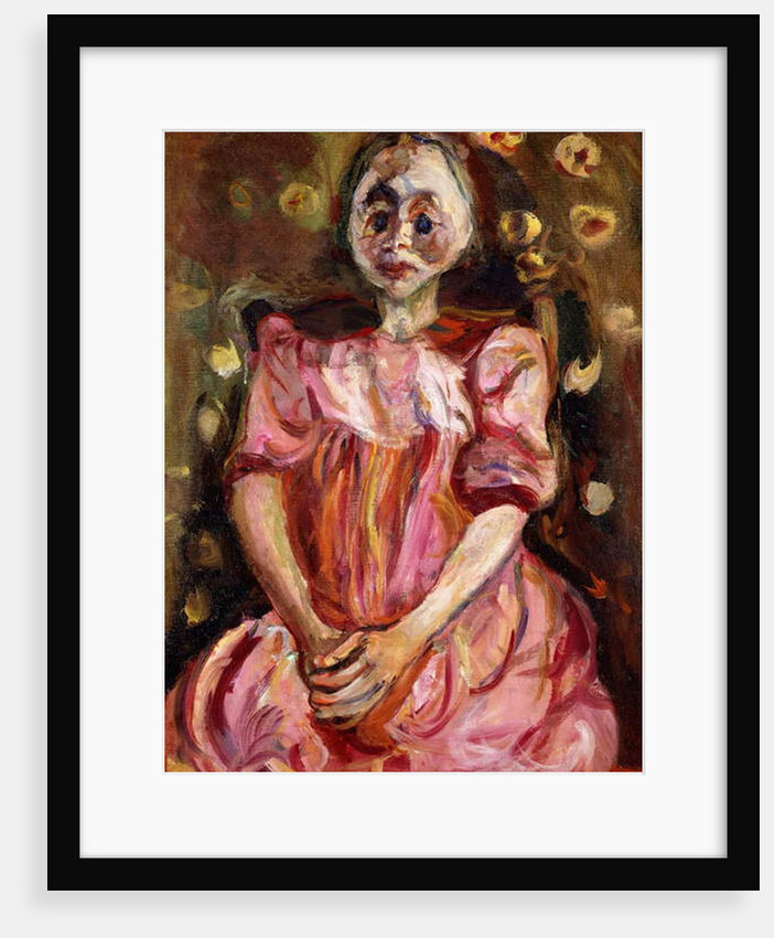 The Little Girl in Pink; La Petite Fille en Rose, 1923-1924 by Chaim Soutine