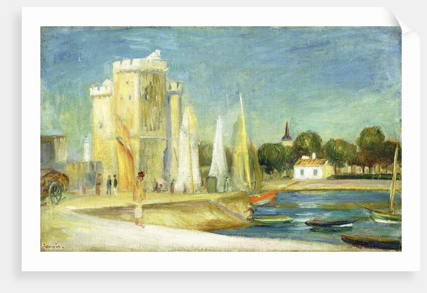 Port de la Rochelle, 1896 by Pierre Auguste Renoir