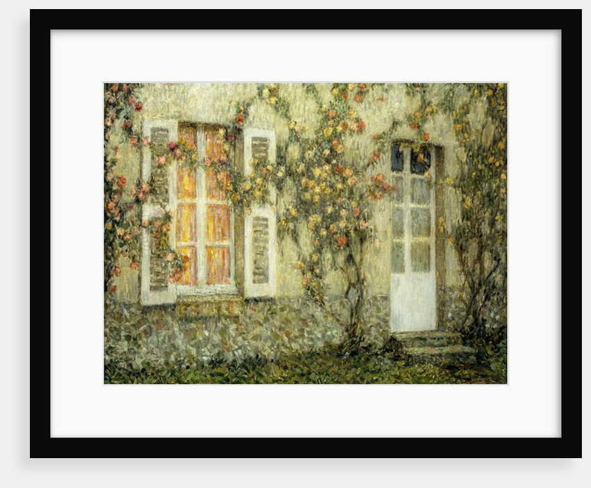 The House of Roses by Henri Eugene Augustin Le Sidaner