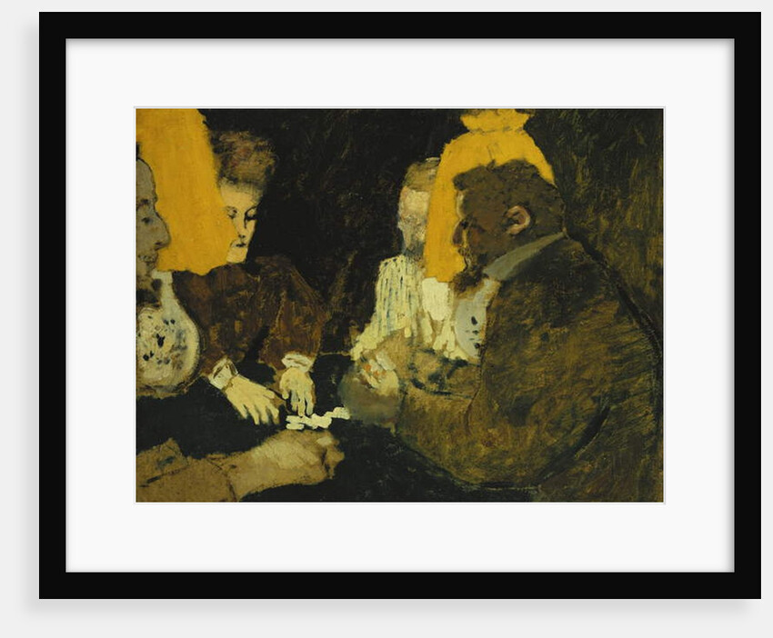 Game of Cards; Jeu de cartes, 1898 by Edouard Vuillard