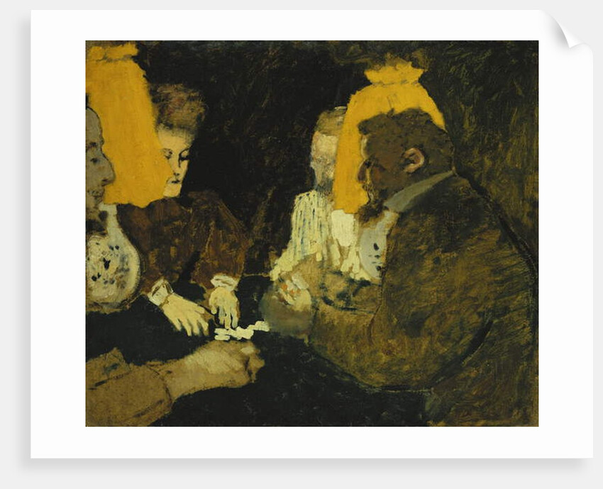 Game of Cards; Jeu de cartes, 1898 by Edouard Vuillard