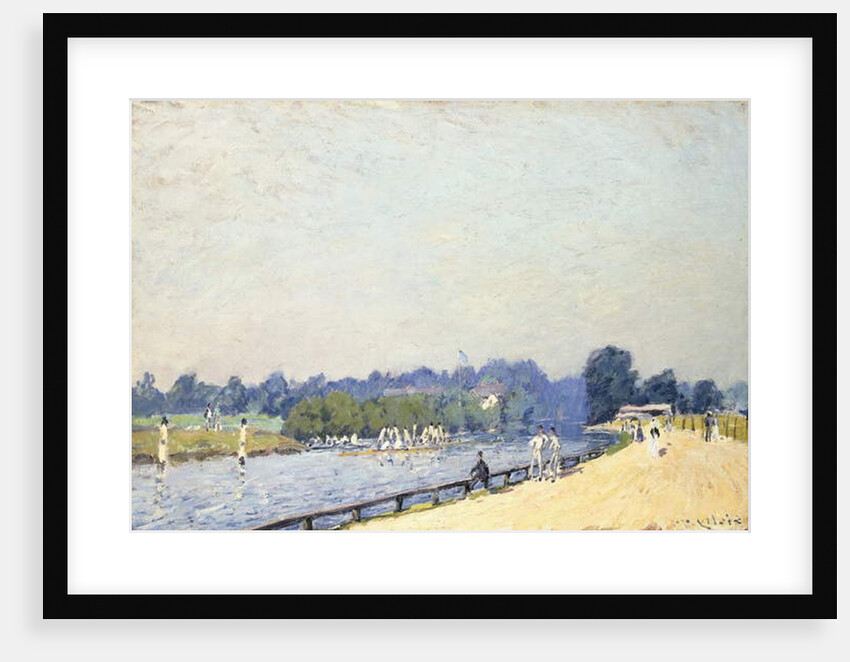The Road to Hampton Court by Alfred Sisley