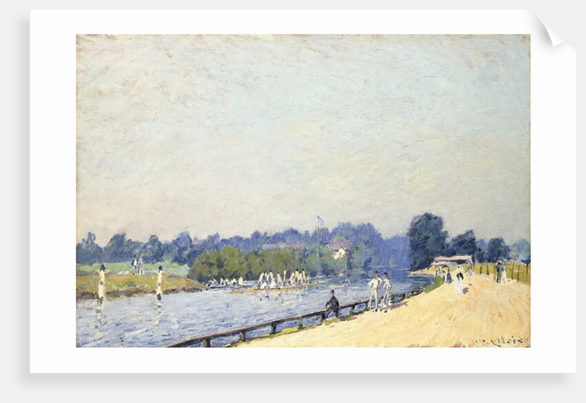 The Road to Hampton Court by Alfred Sisley