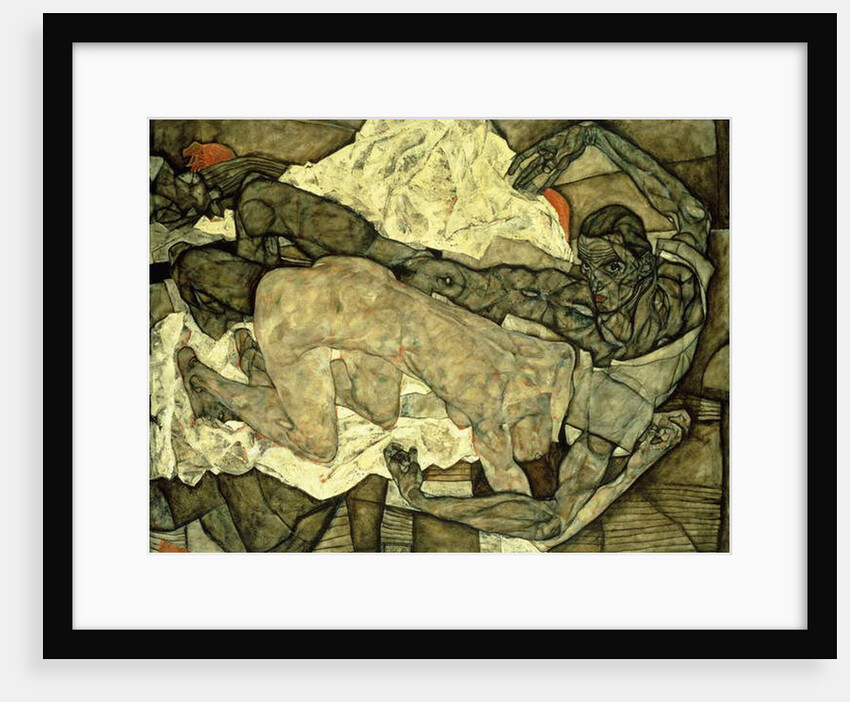 Lovers; Liebespaar, 1914 by Egon Schiele