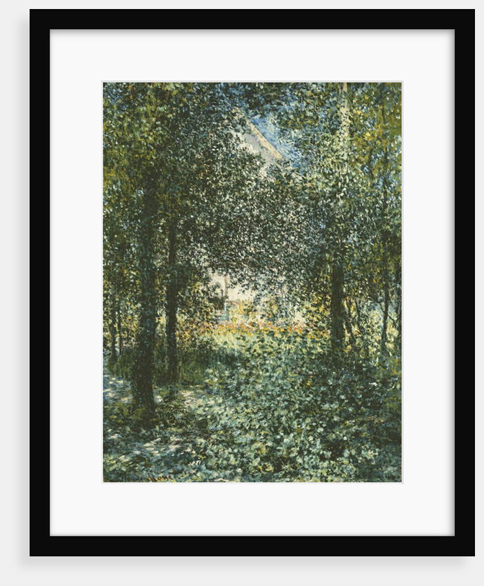 Thicket: The House of Argenteuil, 1876 by Claude Monet