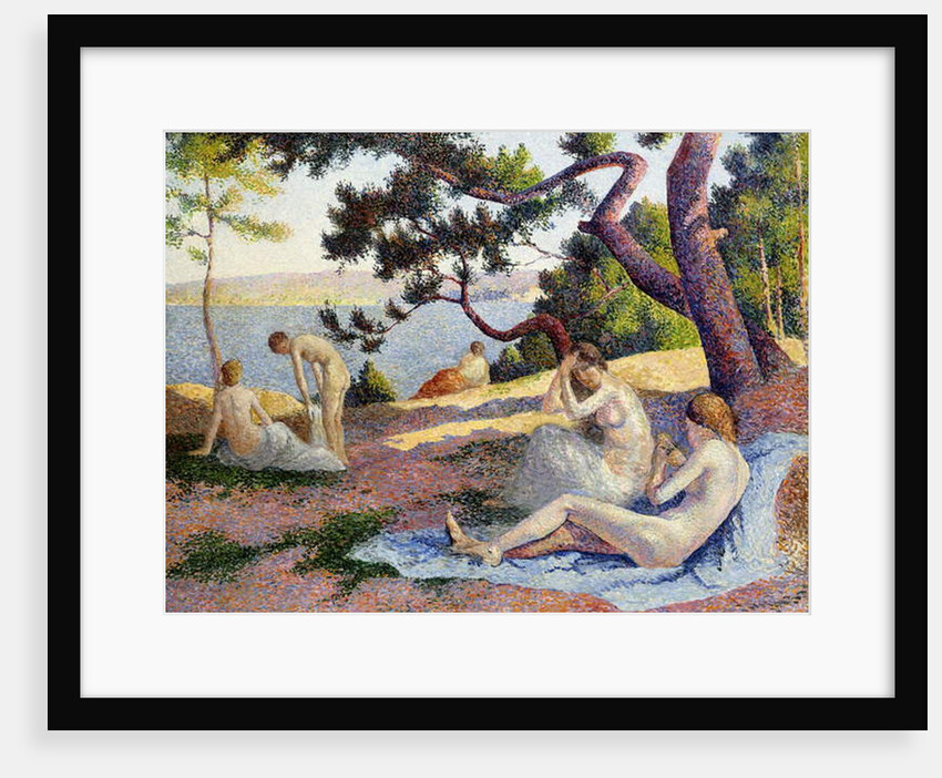 Bathers at Saint Tropez; Baigneuses a Saint-Tropez, 1892 by Maximilien Luce