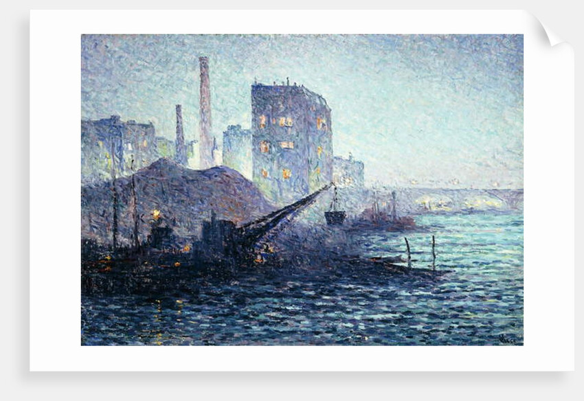 The Thames in London, c.1893 by Maximilien Luce