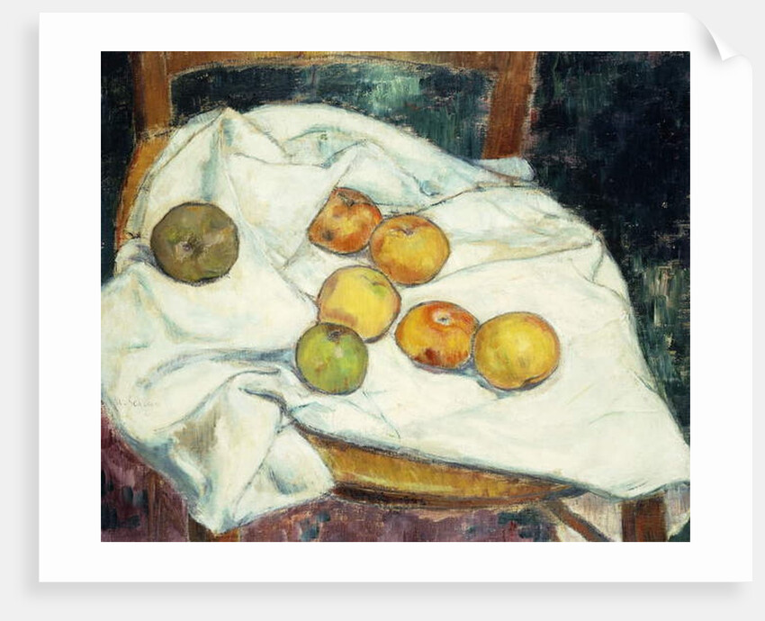 Still-life with Apples; Nature Mort au Pommes, 1896 by Armand Seguin