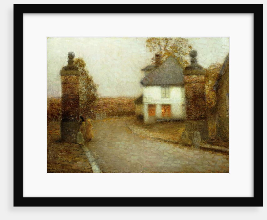 The Pillars, Gerberoy; Les Piliers, Gerberoy, 1901 by Henri Eugene Augustin Le Sidaner