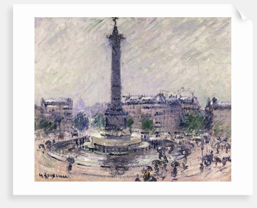 Paris, Place de la Bastille, c.1922 by Gustave Loiseau