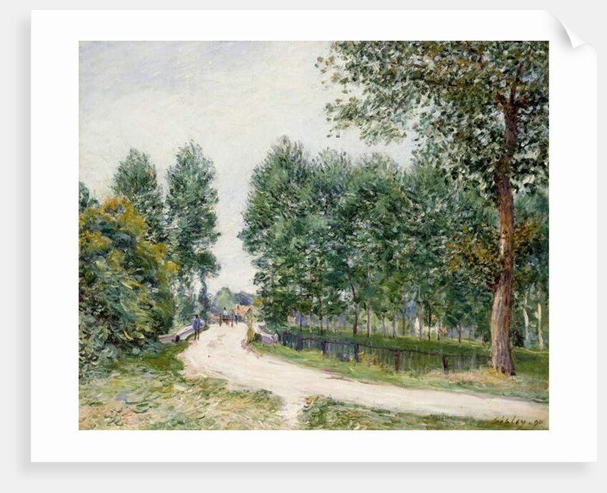 The Saint-Mammes Path, Morning; Le Chemin de Saint-Mammes, le Matin, 1890 by Alfred Sisley