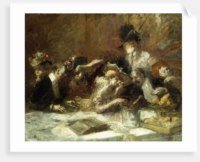 Cafe Maxim, Paris, by Jean Louis Forain