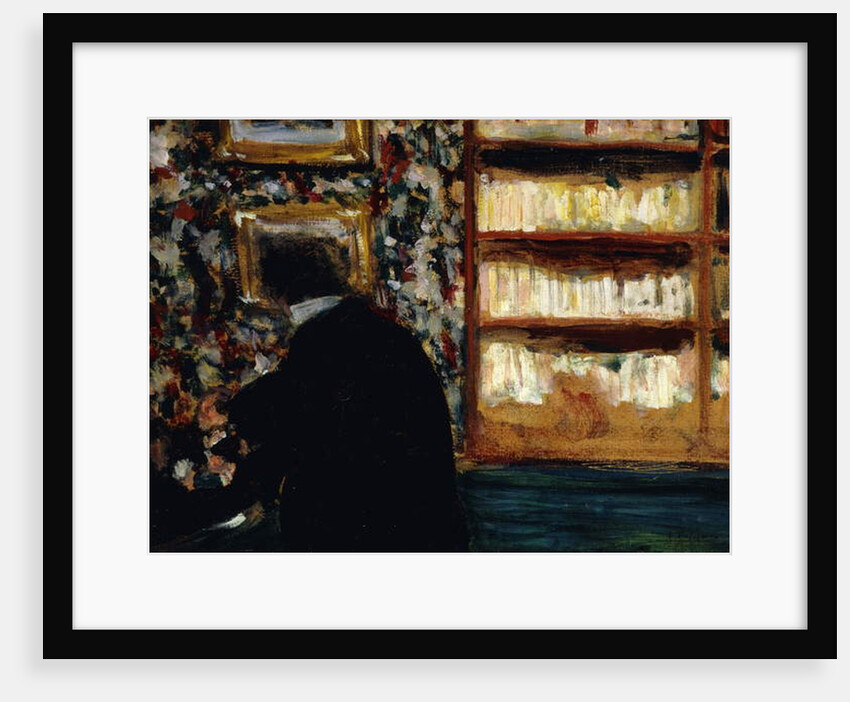 Monsieur Natanson in the Library; Monsieur Natanson dans sa Bibliotheque, c.1898 by Edouard Vuillard