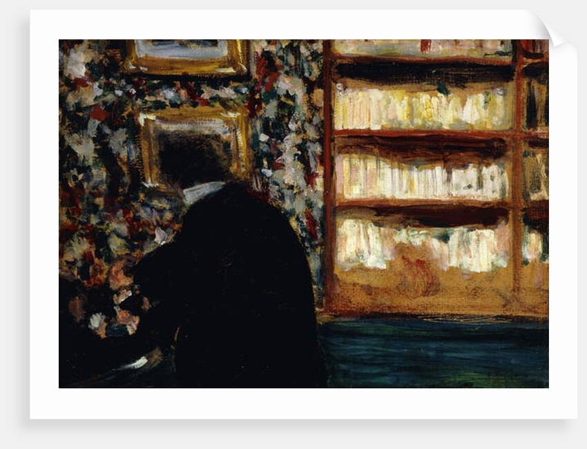 Monsieur Natanson in the Library; Monsieur Natanson dans sa Bibliotheque, c.1898 by Edouard Vuillard