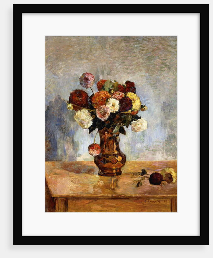 Les Dahlias, 1885 by Paul Gauguin