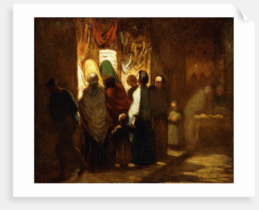 Window Shopping by Honore Daumier