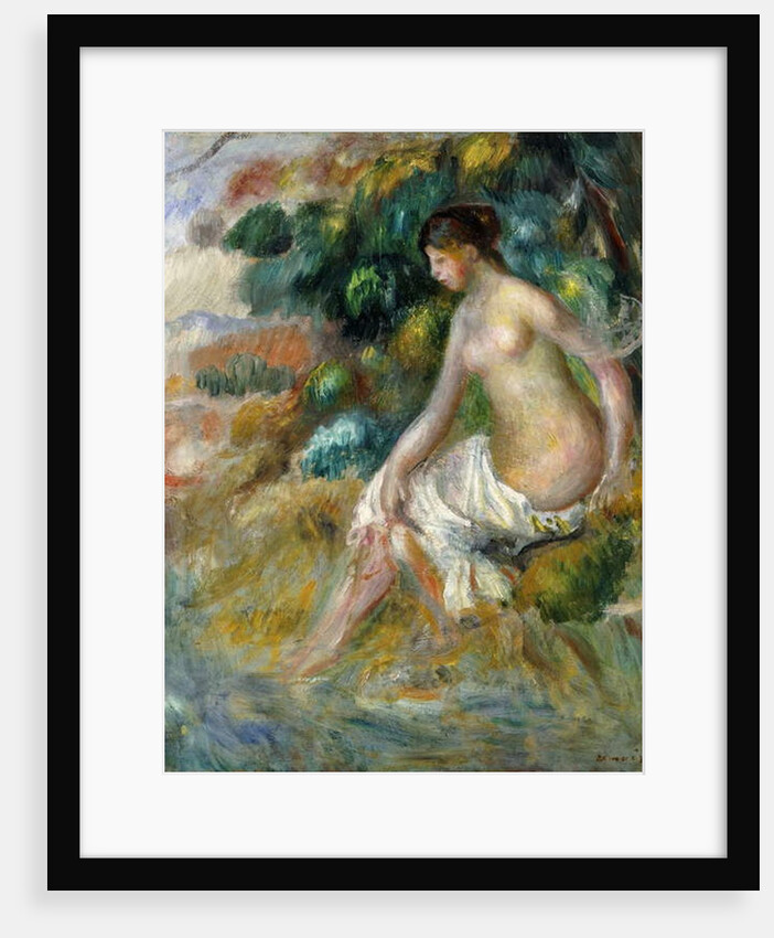 Nude in a Forest; Nu dans la Verdure, 1887 by Pierre Auguste Renoir