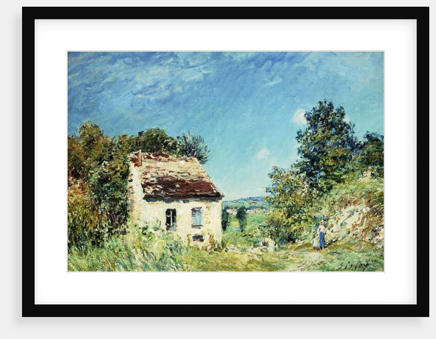 The Abandoned House; La Maison Abandonee, 1887 by Alfred Sisley