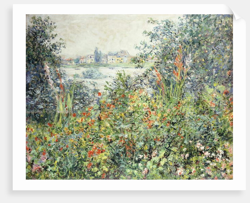 Flowers at Vetheuil; Fleurs a Vetheuil, 1881 by Claude Monet