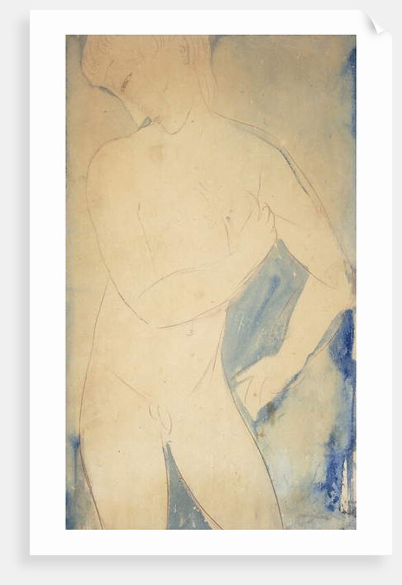 Young Nude Boy; Jeune Garcon Nu, 1914 by Amedeo Modigliani
