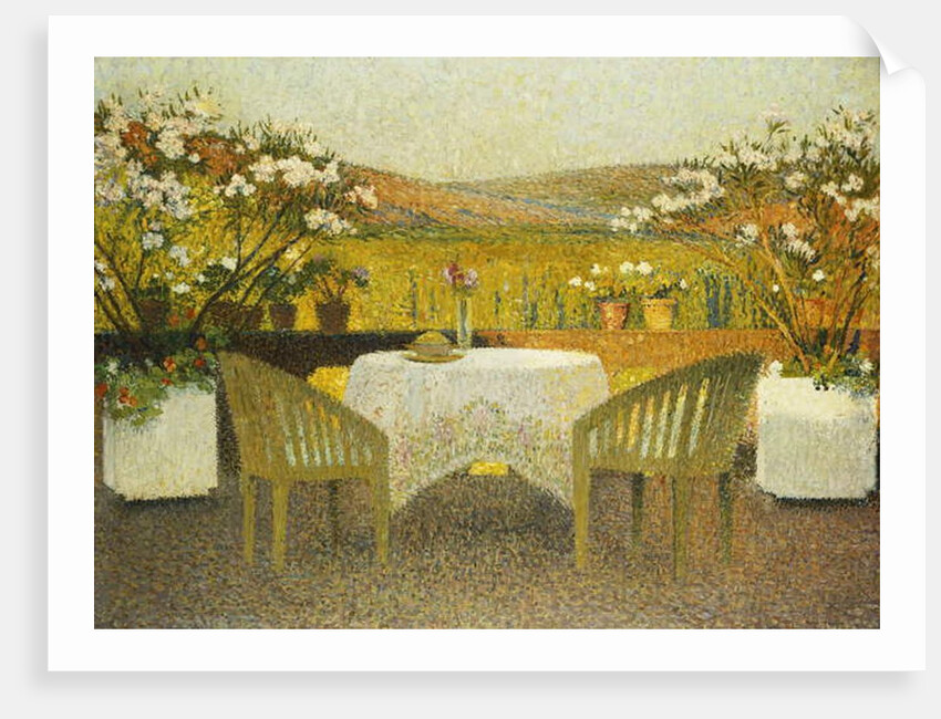 The Terrace at Marquayrol; Le Terrasse de Marquayrol, 1920 by Henri Jean Guillaume Martin