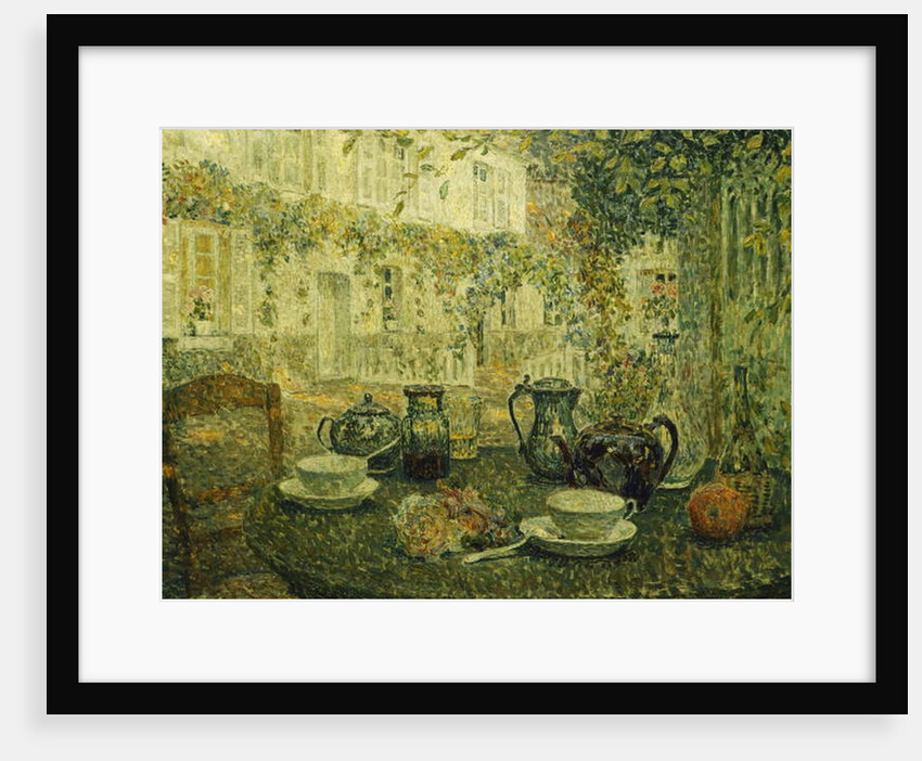 The Stone Table; Le Table de Pierre, 1919 by Henri Eugene Augustin Le Sidaner