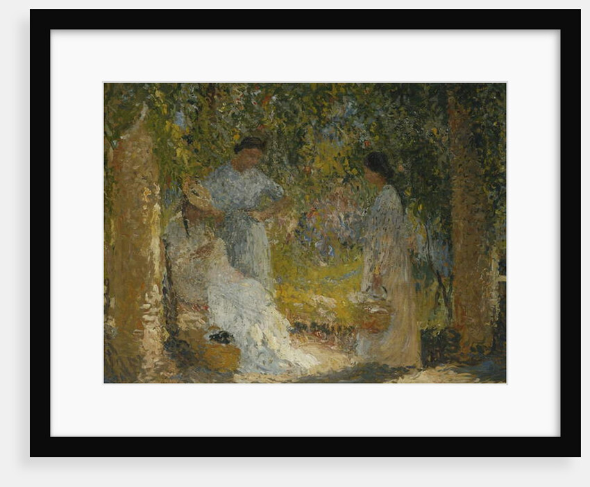 Three Women in the Garden; Trois Femmes dans le Jardin, 1905-1915 by Henri Jean Guillaume Martin