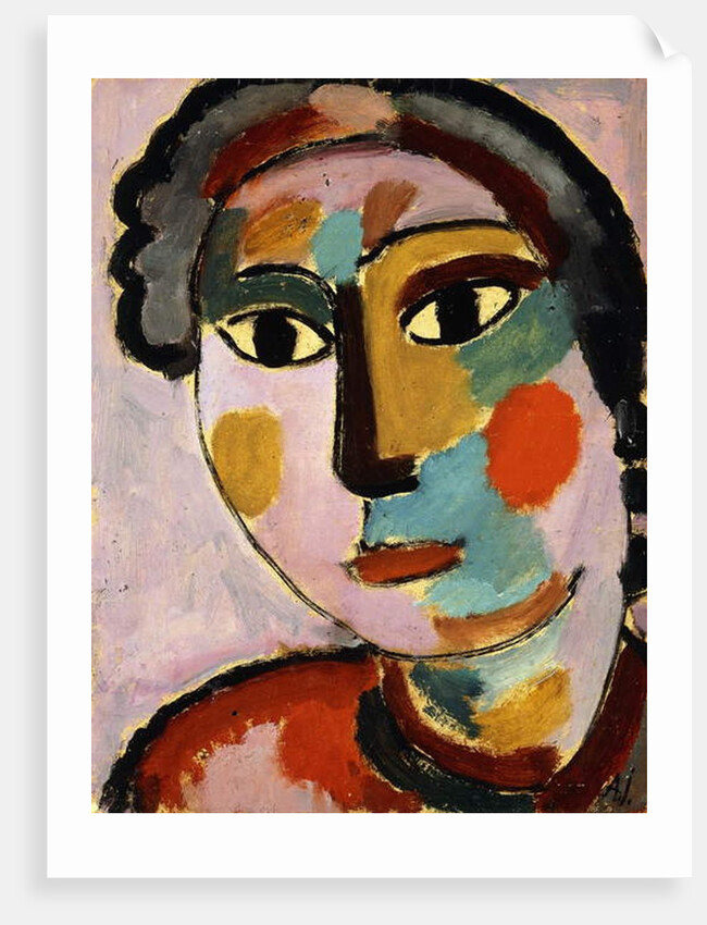 Head; Kopf, c.1916 by Alexej von Jawlensky