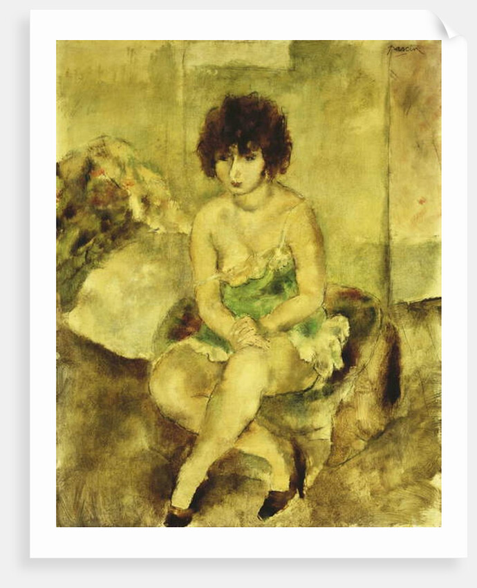 Portrait de Lucy Krohg, c.1925 by Jules Pascin