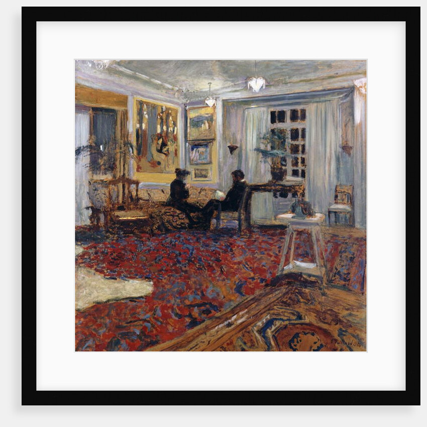 Chat at the Fontaines: Mr and Mrs Arthur Fontaine; Causerie chez les Fontaines: Monsieur et Madame Arthur Fontaine, 1904 by Edouard Vuillard