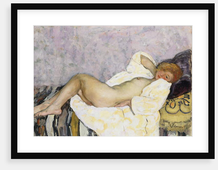Reclining Nude; Nu Couche by Henri Lebasque