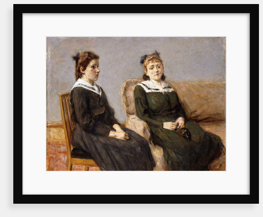 The Two Sisters Leder; Die Zwei Schwestern Leder, 1911 by Max Liebermann