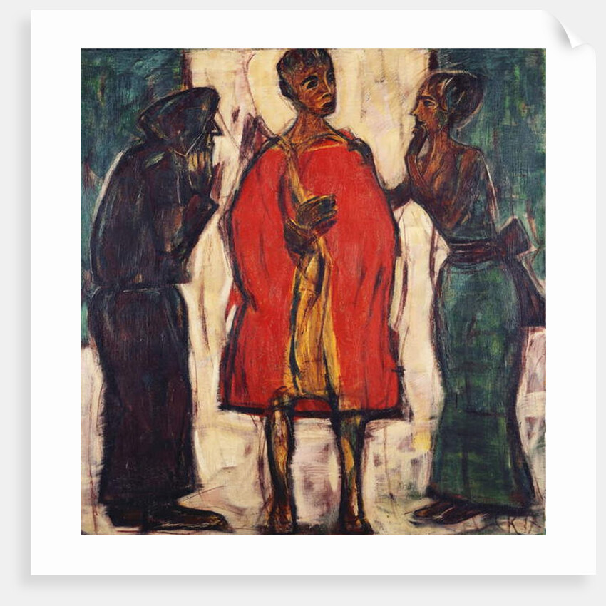 The Parting of the Ways; Am Scheideweg, 1917 by Christian Rohlfs