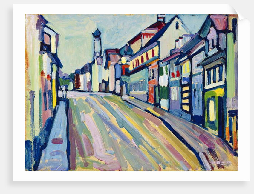 Murnau - Lower Market Street by Wassily Kandinsky
