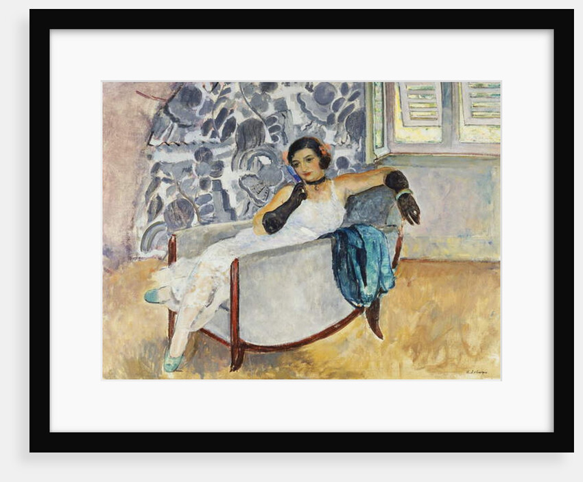 Woman with Black Gloves by Henri Lebasque