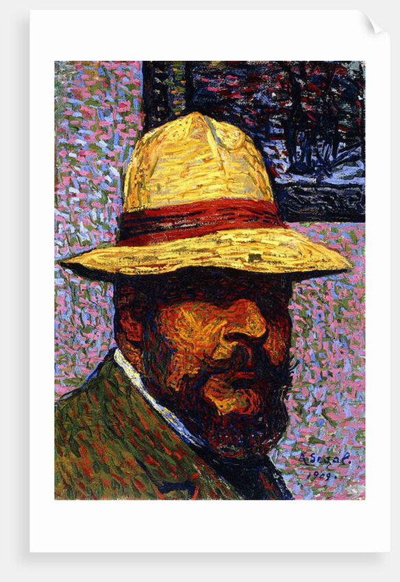 Self-portrait; Selbstportrat, 1909 by Arthur Segal