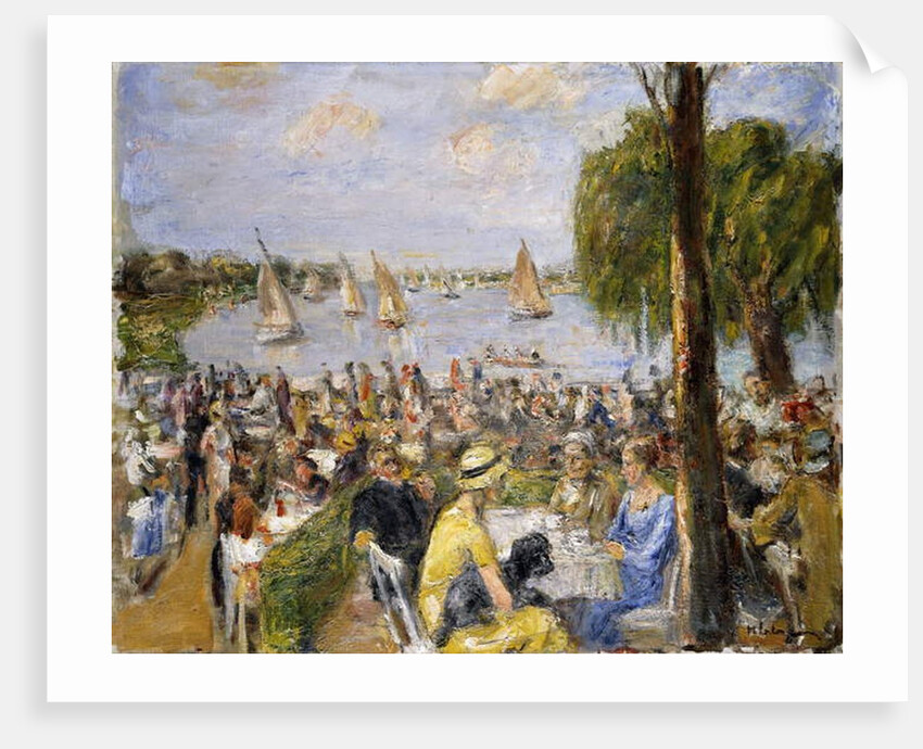 Garden Cafe by the Wannsee by Max Liebermann