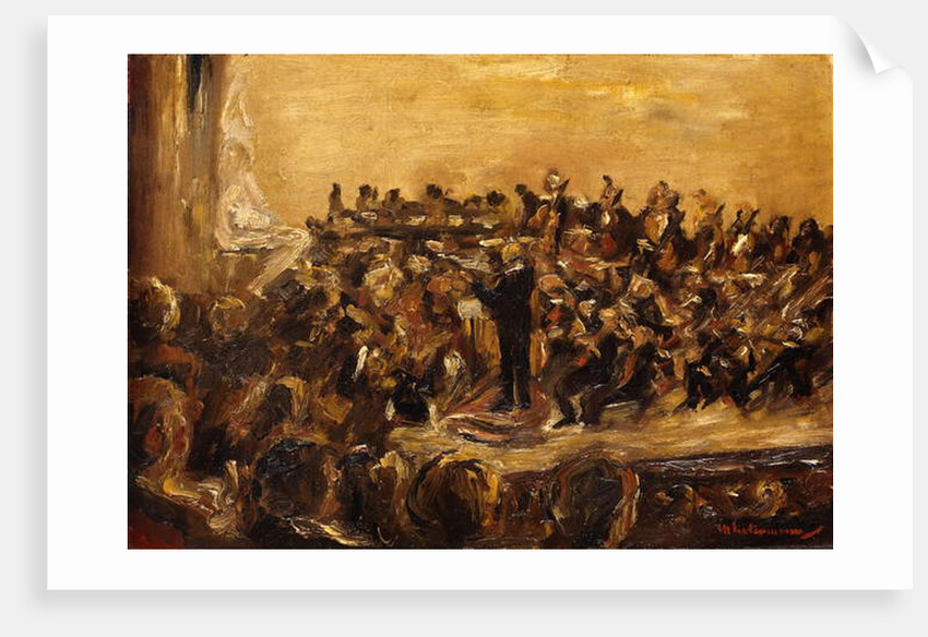 Concert in the Staatsoper, Unter den Linden, Berlin; Sinfoniekonzert in der Staatsoper, Unter den Linden, Berlin, 1923 by Max Liebermann