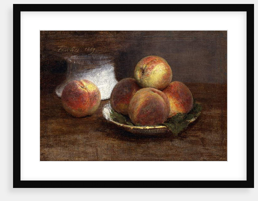 The Bowl of Peaches; Le Bol de Peches, 1869 by Ignace Henri Jean Fantin-Latour